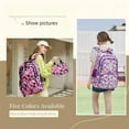 thumbnail image 6 of Women's Backpack and Lunch Box, 6 Pack Geometric Print Women's Backpack, Cute Backpack Set for Travel, Outdoor Picnic., 6 of 7