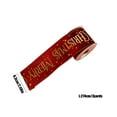 thumbnail image 3 of JeashCHAT Christmas Ribbon Roll, Merry Christmas Velvet Ribbon, Decorative Wired Ribbon for Gift Wrapping, Crafts, DIY Bows, Christmas Tree Decorations (2.48 Inch x 3 Yards, Red), 3 of 6