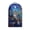 Owl, variant on HELLHERO Dust prevent Polyester Food Processor Cover Watermelon Pattern Handle Blender Dust Cover for Home Kitchen Indoor