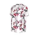 thumbnail image 2 of Balery Cherry Blossoms Baseball Jersey for Men Casual Button Down Shirts Short Sleeve Active Team Sports Uniform-X-Large, 2 of 9