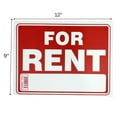 thumbnail image 3 of 9"X12" "FOR RENT" Plastic Signage Sign-1CT, 3 of 3