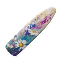 HELLHERO Ironing Board Cover, Standard Size Heavy Duty Padded Iron Board Covers for Table Top Soft Stain Resistant Covers Elastic Edges Sleeve Ironing Board Flowers