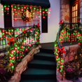 thumbnail image 2 of Luces Icicle Lights Nielfoi de 20 m, 640 LED, color rojo y verde, resistente al agua, 2 of 8