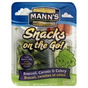 Mann Packing Manns Sunny Shores Snacks on the Go! Broccoli, Carrots & Celery, 4.75 oz
