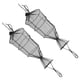 thumbnail image 5 of Cesta de pesca flotante de 2 uds, jaula plegable con agujero de malla para peces y camarones para mantener vivos a los peces (28099CB, parte inferior abierta, negra), 5 of 14