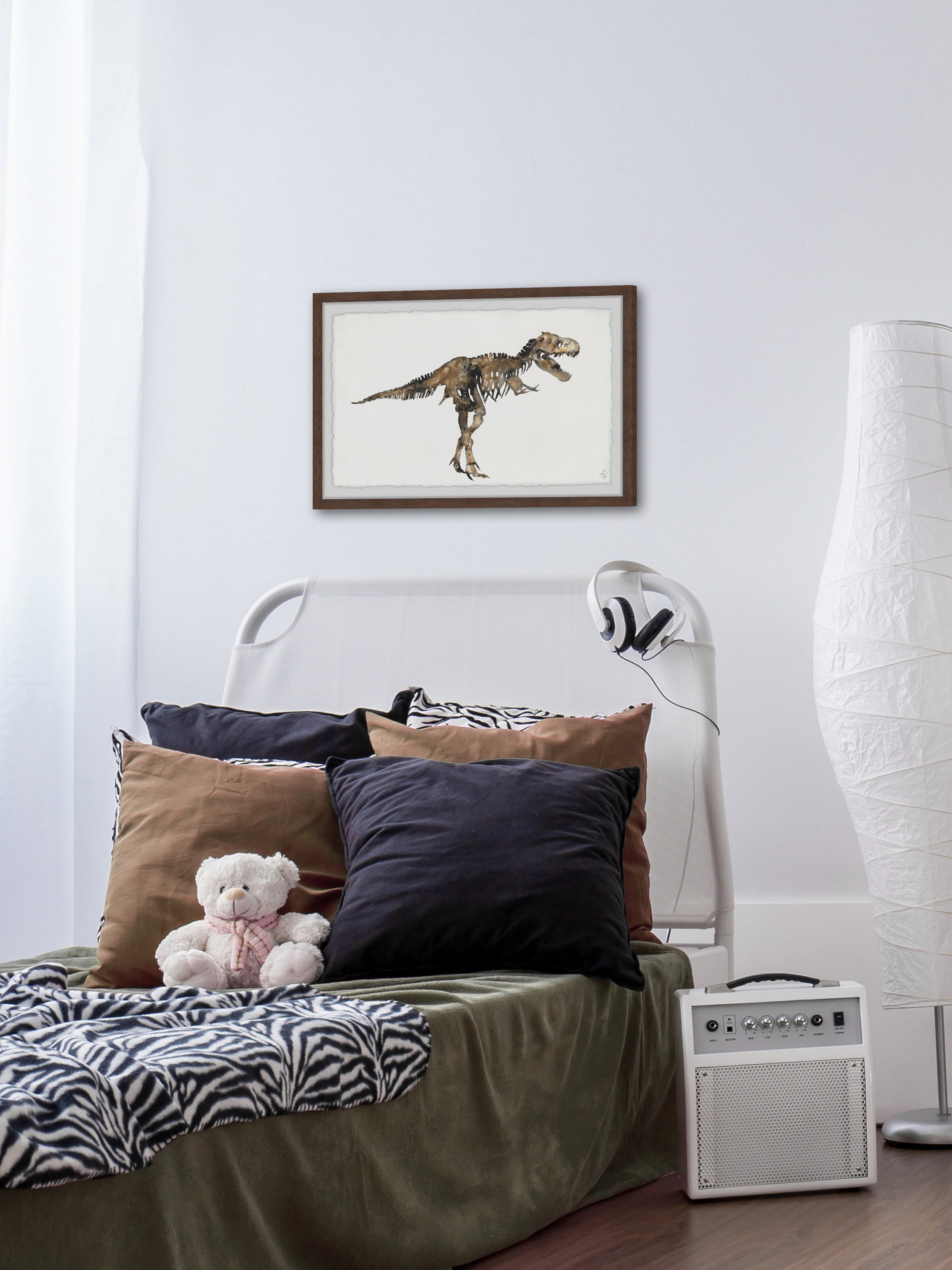Marmont Hill T-Rex Skeleton Framed Wall Art