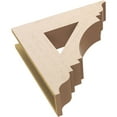 thumbnail image 6 of Ekena Millwork 5 1/2"W x 24"D x 24"H Imperial Traditional Rough Cedar Woodgrain TimberThane Bracket, Primed Tan, 6 of 6