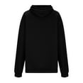 thumbnail image 5 of Valora Women's Fashion Graphic Hooded Sweatshirt for Daily Wear Soft Cozy Long Sleeve Pullover Designed for Spring Fall Winter Black 2XL, 5 of 6