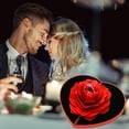 thumbnail image 2 of Jewelry Storage Box, Beautiful 3D Rose Ring Box Romantic Exquisite Craftsmanship  For Storage For Marriage Proposal, 2 of 8