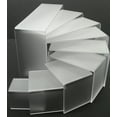 thumbnail image 4 of T'z Tagz 7x7x4 Inch Frosted White Acrylic Riser Display Stands New 2 Pack, 4 of 5