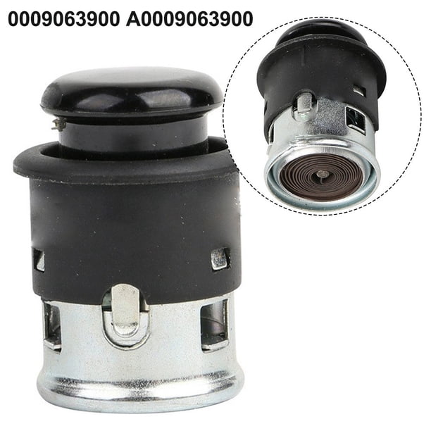 Mercedes Replacement Socket 0009063900 for A B C E S R ML GL GLA GLE Class,  Black Plastic Cigarette Lighter