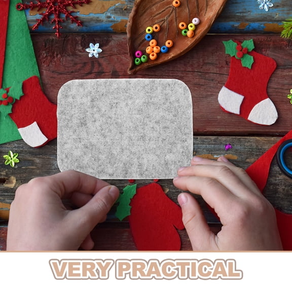 ELAYARD Grey Needle Felting Mat Wool Block for Crafting Precision Beginners 1 Pack Felting Tool