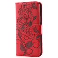 thumbnail image 4 of Phone Case For Xiaomi Redmi 13C 4G 5G 13R 5G Poco M6 5G C65 4G Wallet Stand Imprinted Rose Butterfly, 4 of 5