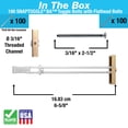 thumbnail image 2 of Toggle Bolt TOGGLER SNAPTOGGLE para paneles de yeso de alta resistencia, 238 libras, 2 of 7