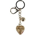 thumbnail image 2 of CTM  Rhinestoned Shimmer Strawberry Bag Charm (Women), 2 of 3