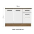 thumbnail image 2 of Gabinete Bajo Cocina Madesa Agata 120 cm con Encimera BM, 2 of 5