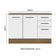 thumbnail image 2 of Gabinete Bajo Cocina Madesa Agata 120 cm con Encimera BM, 2 of 5
