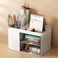 thumbnail image 5 of Fufafayo under $5 Desk Organizer with Drawer, Pen Organizer for Desk, Small Pencil Holder, Desk Organizers and Accessories for Office Home Storage, 5 of 6