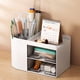 thumbnail image 5 of Makeup Desk Cosmetic Storage Box Organizer with Drawers for Dressing Table, Vanity Countertop, Bathroom Counter, Elegant Vanity Holder for Brushes, Eyeshadow, Lotions, Lipstick and Nail Polish, 5 of 8