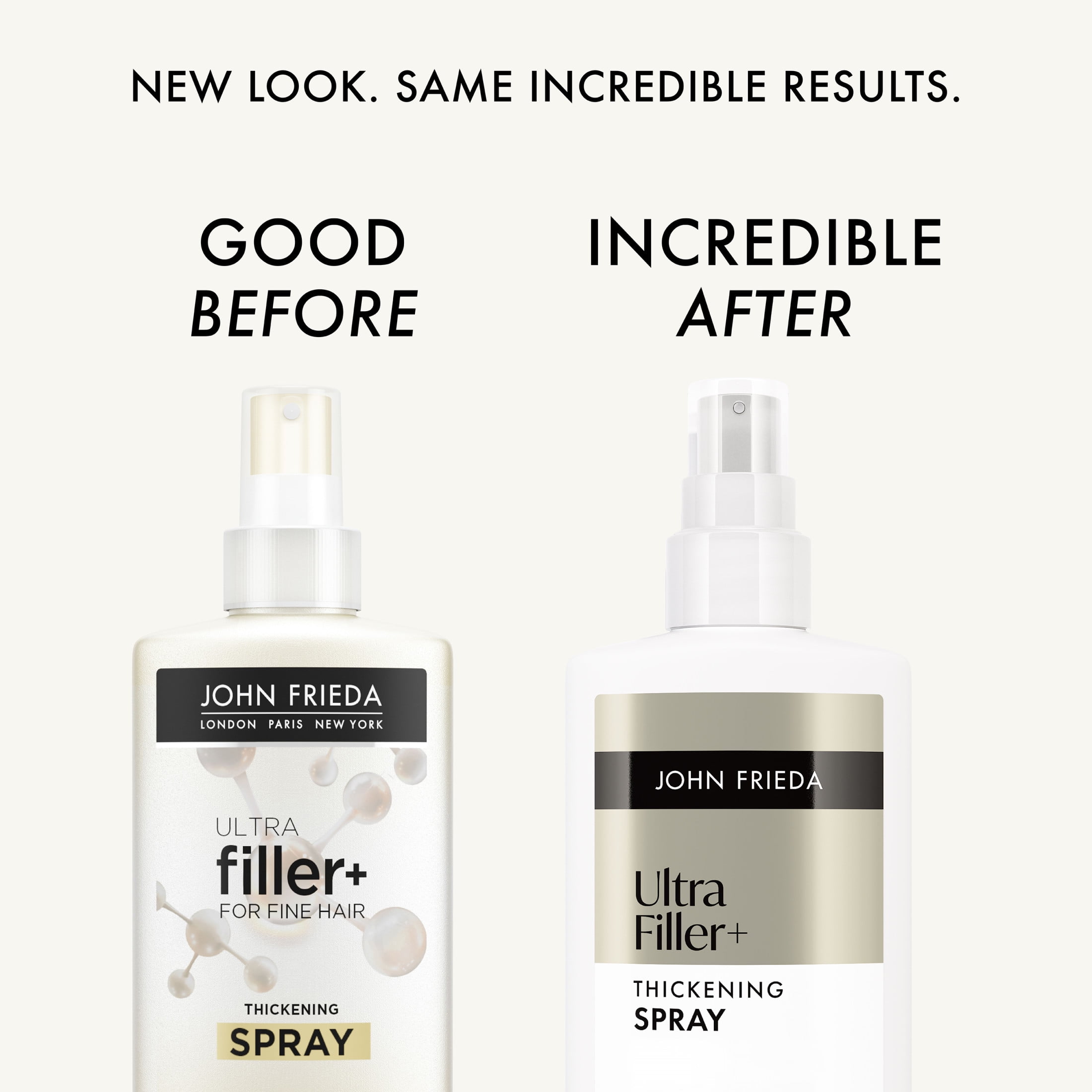John Frieda ULTRAfiller+ Thickening Spray for Fine Hair, Volumizing Spray, 5 fl oz