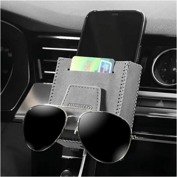 Yazoeia Organisateur de Ventilation de Voiture Suspendu avec Crochet Pochette de Ventilation de Voiture Sac de Rangement de Ventilation de Voiture Boîte de Ventilation de Voiture pour Décoration Intérieure de Voiture Gris CJC912-111190