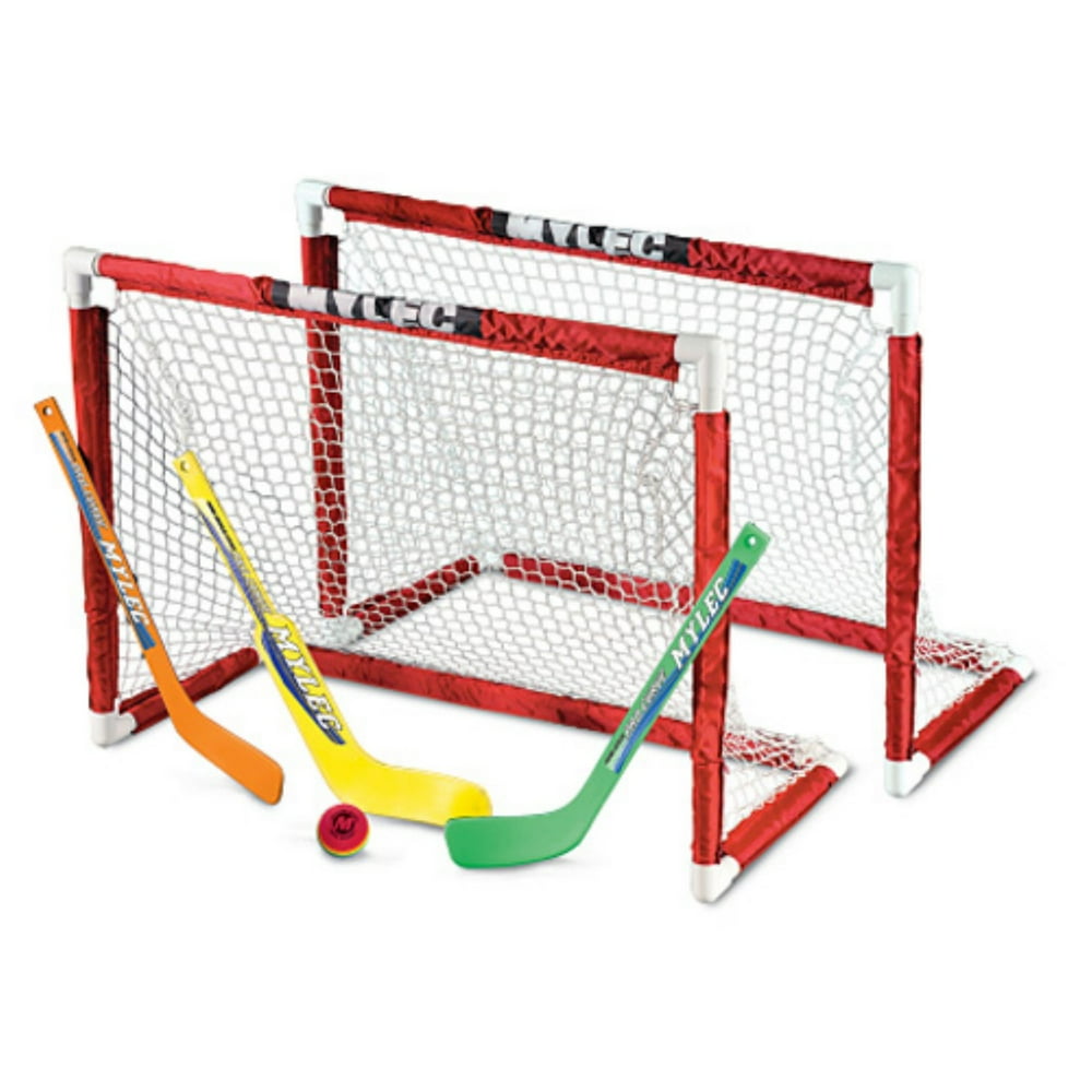 Mylec Deluxe Mini Hockey Goal Set