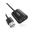 thumbnail image 1 of Tarjeta Sonido Ugreen Usb Externa, Audio y Micrófono 3.5mm, 1 of 4