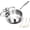 With Lid, variant on Pure Titanium Saucepan with Lid, 4 QT Non-Stick Hammered Cookware for Healthy Family Cooking, with Dual Pour Spouts for Soups and Sauces, Compatible with All Stovetops