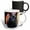 Multicolor, variant on 3drose, Panther with Snow on His Head Image of Watercolor Painting, 15oz Mug