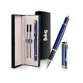 thumbnail image 2 of Pluma De Acero Con Recambio Y Caja Belug Azul, 2 of 5