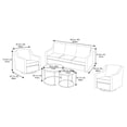 thumbnail image 3 of Better Homes & Gardens River Oaks 5-Piece Patio Outdoor Conversation Set, 3 of 9