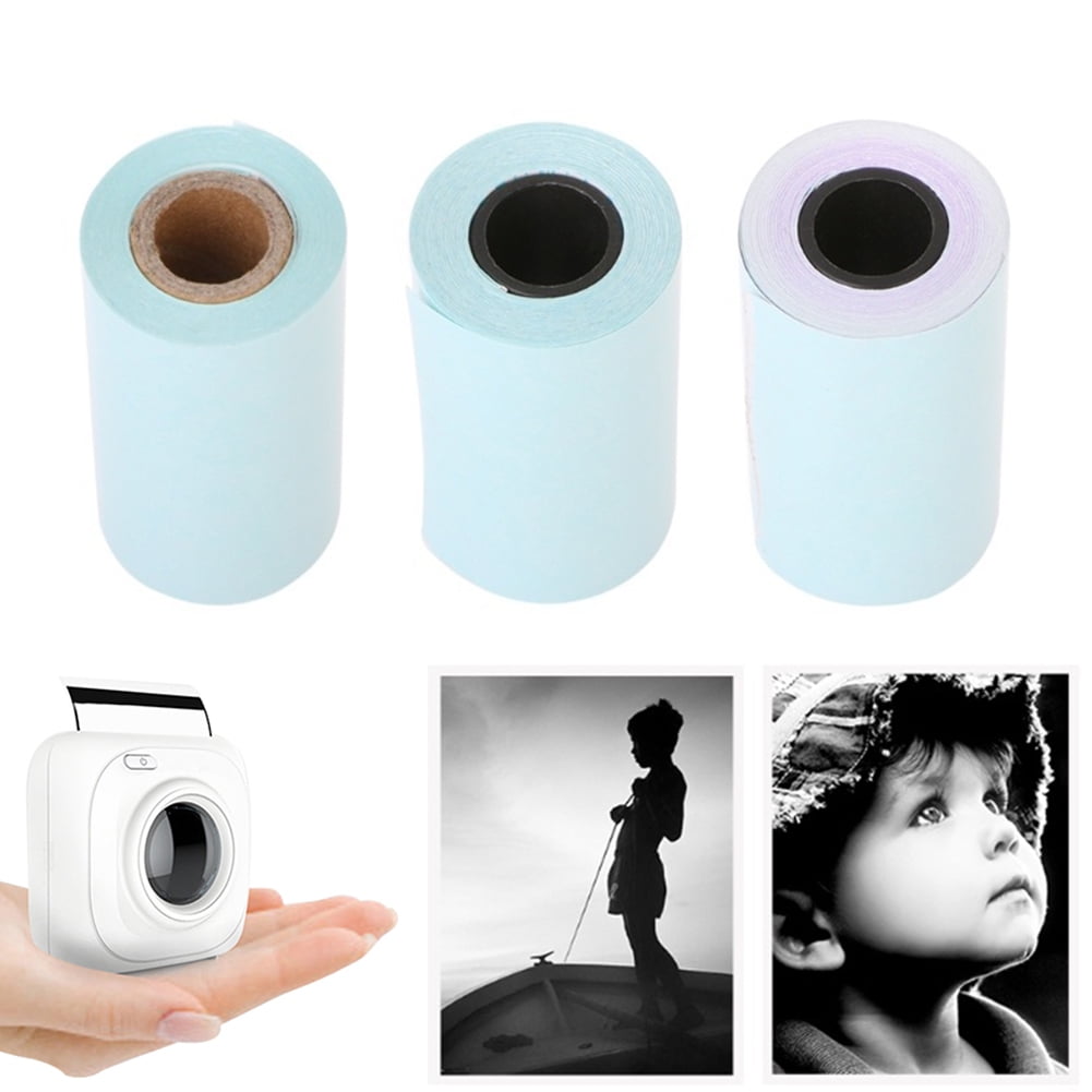 3 Rolls 57x30mm Selfadhesive Thermal Sticker Printing Paper for