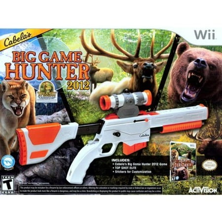 Activision Cabela's Big Game Hunter 2012 W/gun Wii