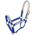 thumbnail image 2 of Leather Overlay Breakaway Halter Colors: Royal Blue, 2 of 2