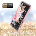 thumbnail image 4 of Rosebono Compatible With Motorola Edge Plus 2023 / X40 / X40 Pro, Hybrid Graphic Design Pattern Cover Case (Flower), 4 of 4