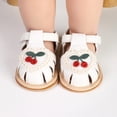thumbnail image 5 of Toddler Sandals Girl Baby Girls Summer Sandals Toddler First Walker Crib Dress Shoes,White, 5 of 6