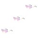 thumbnail image 2 of Guardurnaity Marco ligero Gafas de sol con estilo Hombres y mujeres Diseño de moda PC Gafas de sol Hombres Love Heart Gafas de sol C19 1 Type1 NO1, 2 of 6