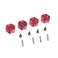 thumbnail image 1 of de Bujes es de Reemplazo Del Adaptador de Transmisión Actualización de Aluminio Universal rojo Hugo Cubo hexagonal de rueda universal, 1 of 6