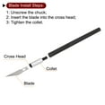 thumbnail image 6 of Uxcell 1set (10 Packs) Art Craft Knife Kit 5 Types Blades Hobby Exacto Knife Set with Plastic Box, 6 of 6