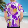 thumbnail image 6 of High Quality Hawaiian Shirts for Men Short Sleeve Aloha Beach Shirt Floral Summer Casual Button Down Shirts Blouses HFEPDJ, 6 of 7