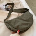 thumbnail image 4 of EDFRWWS Simple Crossbody Bags Fashion Women Dumpling Bags Portable for Work(olive Green), 4 of 7