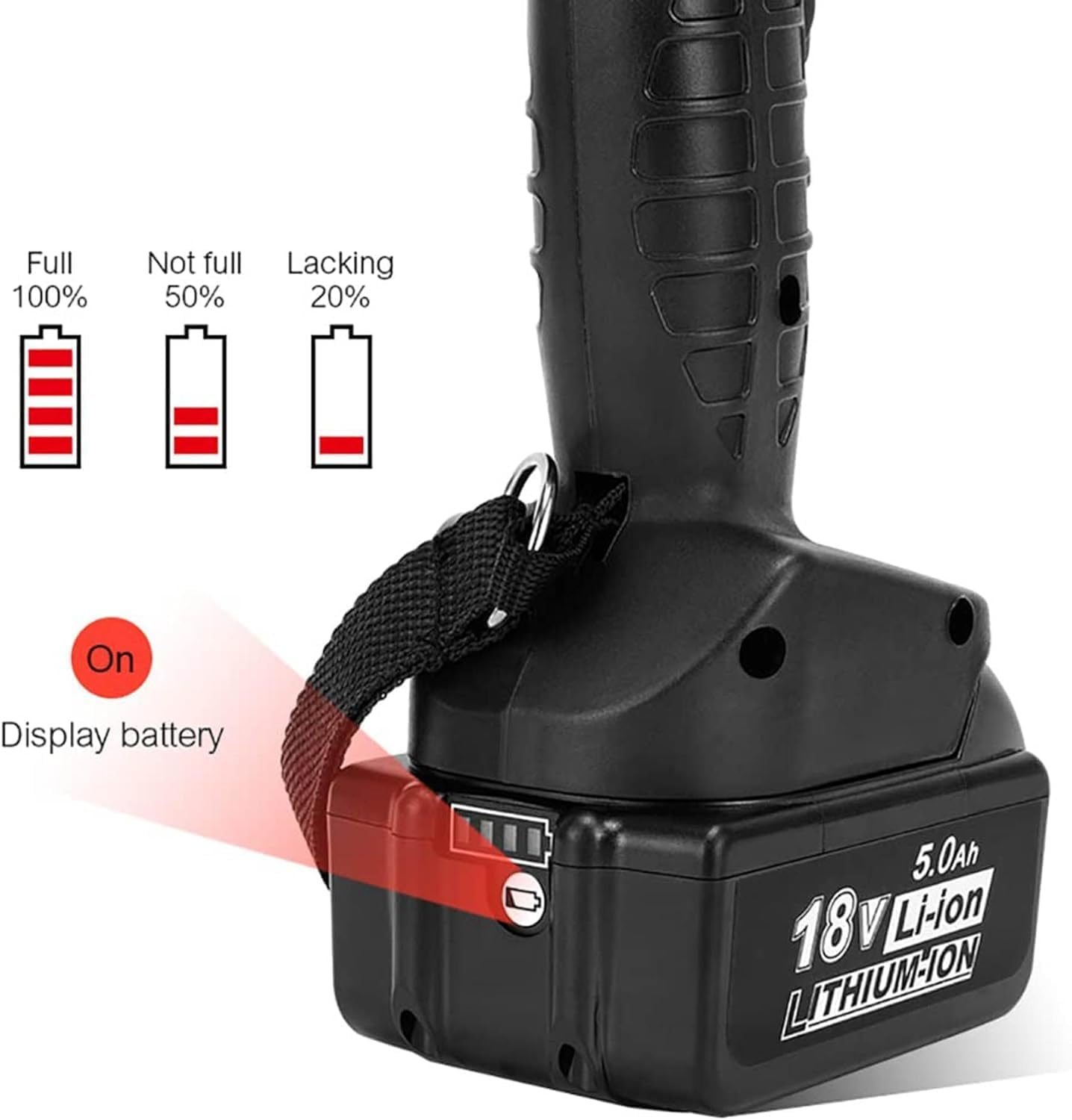Electric Hydraulic Wire Crimper, Electric 50Mm/65Mm Ratchet Wire Cutter, Battery Powered Hydraulic Cable Cutter, Electric Wire Cutting Tool for Cu/Al Cable and Armoured Cable with 2 Gear Speed,65mm E