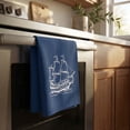thumbnail image 6 of Yakvarog Nautical Kitchen Hand Towels, Soft Touch & Highly Absorbent Quick Dry Towel, 16" x 24", Durable Breathable Hand Towels for Wiping Cups, Dishes, Countertops, Summer Home Decor, 6 of 7
