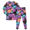 thumbnail image 6 of 5-6 Years Tween Girls Short Sleeve Print Shirts Tops Pants Outfits Pajama Set Girls Pj Sets For Girls, 6 of 9