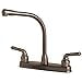 thumbnail image 3 of Laguna Brass 1200BZ RV/Motorhome Two Handle Non-Metallic High Rise Swivel Kitchen Faucet, Brushed Bronze Finish, 3 of 4