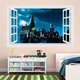 thumbnail image 2 of Pegatinas de pared de PVC, pegatinas de pared de Harry Potter, pegatinas de pared para ventana, dormitorio, sala de estar, decoración de oficina, 2 of 5
