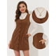 thumbnail image 2 of Vestido de pana Allegra K Marrón XS, 2 of 5