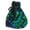 Green, variant on Sequin Drawstring Bucket Bag, Glitter Chain Shoulder Crossbody Handbag, 7.48*10.24*3.94inch