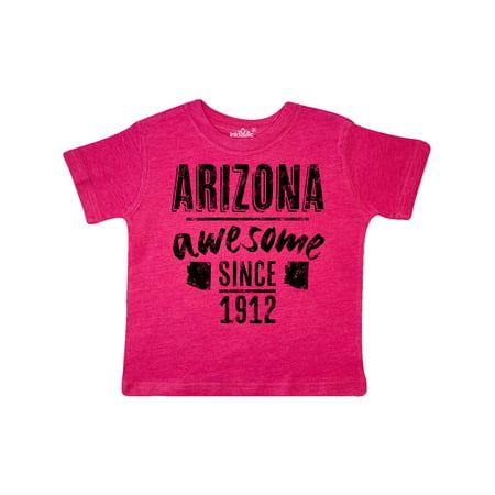 

Inktastic Arizona Awesome Since 1912 Gift Toddler Boy or Toddler Girl T-Shirt