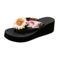 thumbnail image 3 of jiaxiM Comfy Flip Flops for Womens Thong Sandals Lightweight House Slippers for Women Non- Summer Sandals Rubber Sole Orthofeet Shoes for Women, 3 of 6